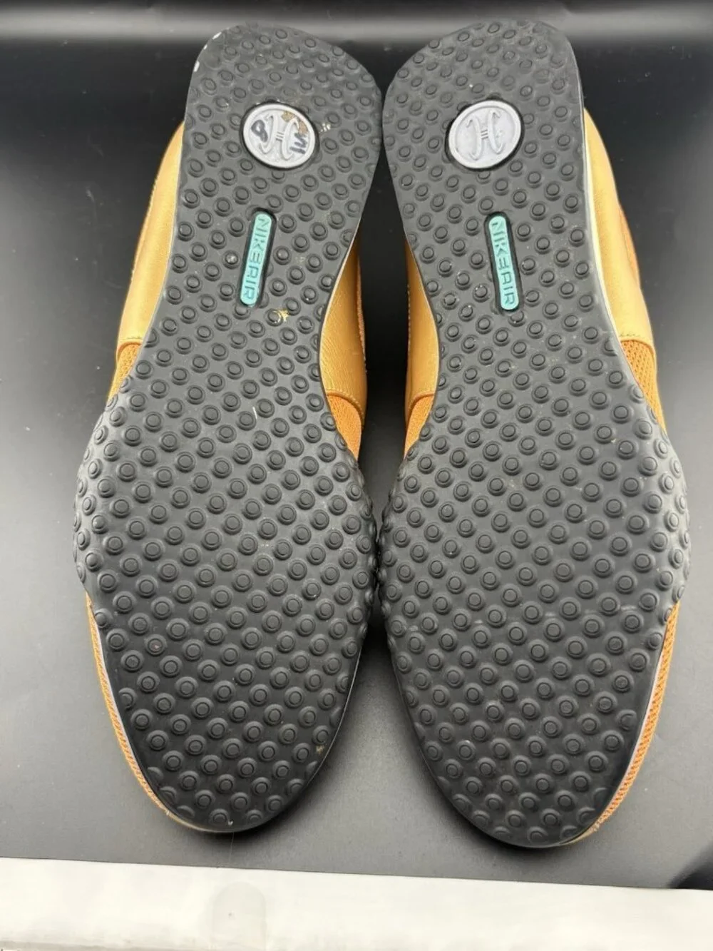 Women’s Cole Haan Size 6.5 NikeAir Comfort Orange & Gold Sneakers Shoes Lace Up - Picture 6 of 10